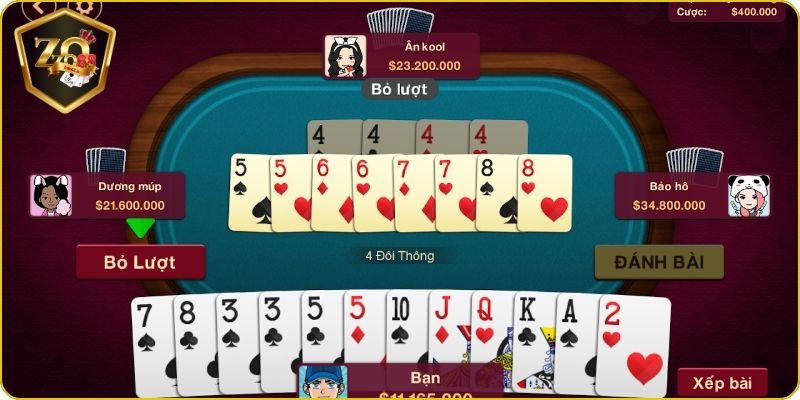 Tiến Lên Miền Nam Zozo68 - Nơi Tỏa Sáng Của Hội Viên 4 Đôi nét về game tiến lên