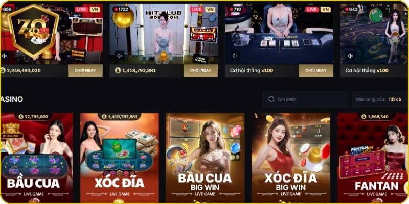 Giới Thiệu Zozo68 - Điểm Đến Giải Trí Vươn Tầm Cao Mới 5 Giới thiệu live casino cực đỉnh tại nhà cái