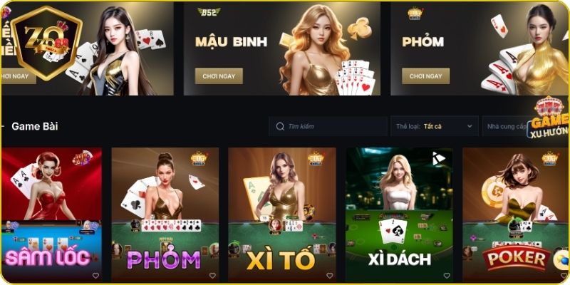 Khám phá game bài hấp dẫn được ưa chuộng