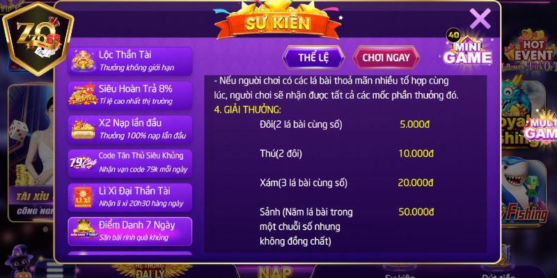 Khuyến mãi Zozo68 cực sốc - Ưu đãi lớn không thể bỏ lỡ 10 Ưu đãi thành viên trong vòng 7 ngày