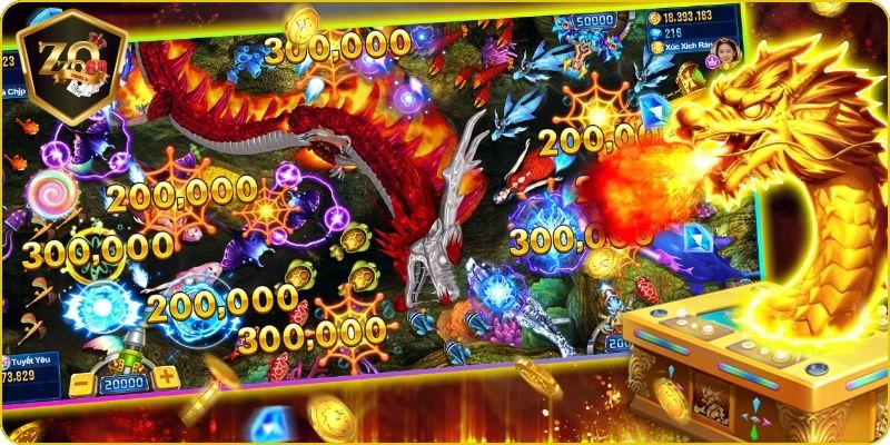 Săn boss đại dương cực khủng trong mego fishing
