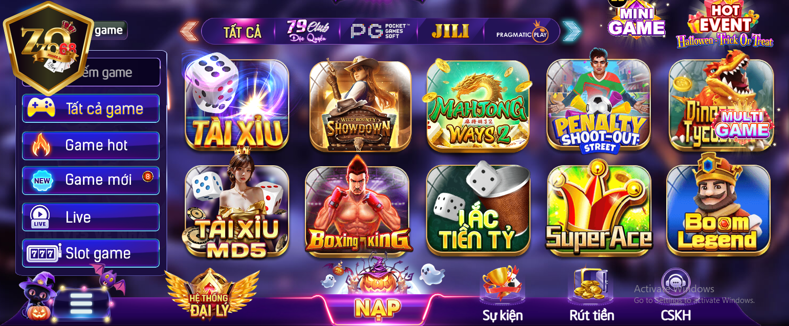 Cổng Game Zozo68 - Trải Nghiệm Đỉnh Cao, Đổi Thưởng Siêu Tốc 2025 15 Giao diện cổng game được thiết kế tối ưu UX/UI