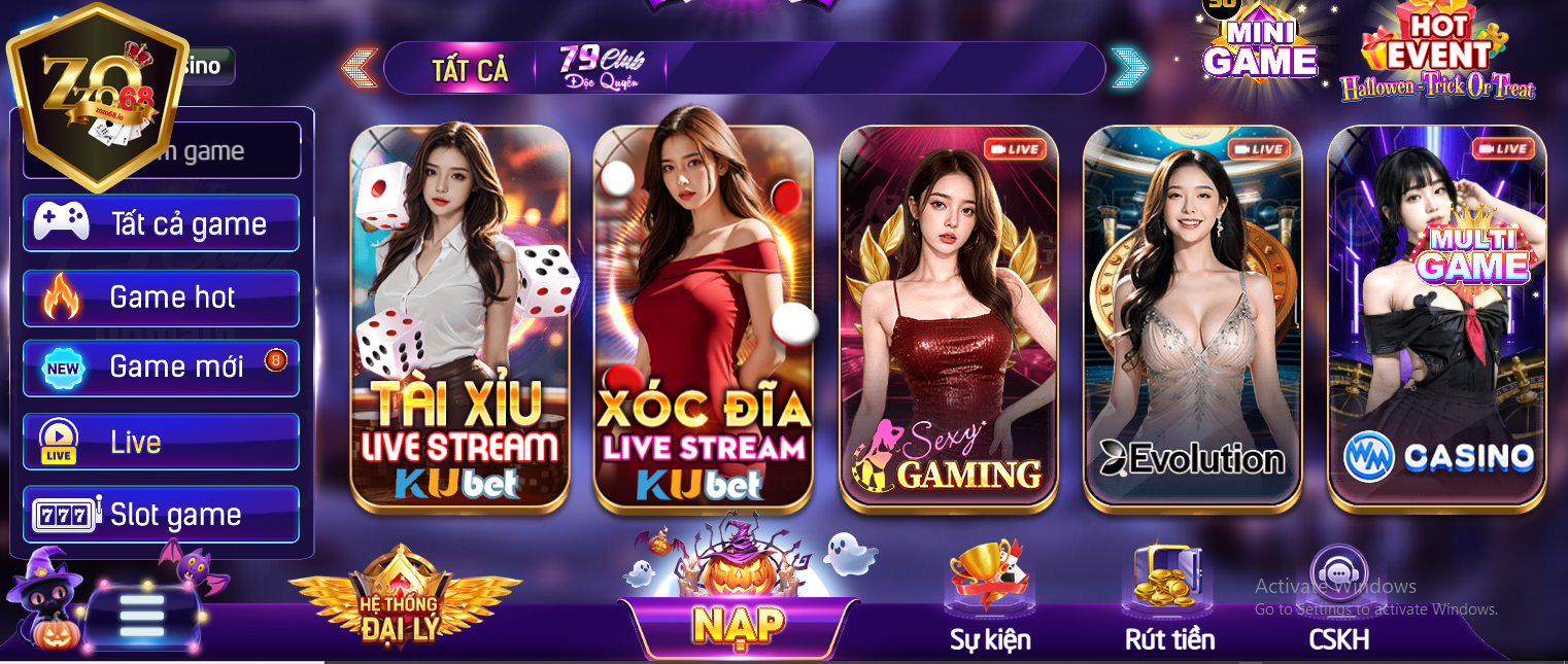 Cổng Game Zozo68 - Trải Nghiệm Đỉnh Cao, Đổi Thưởng Siêu Tốc 2025 17 Trải nghiệm cược Live Casino chân thực nhất tại Zozo68